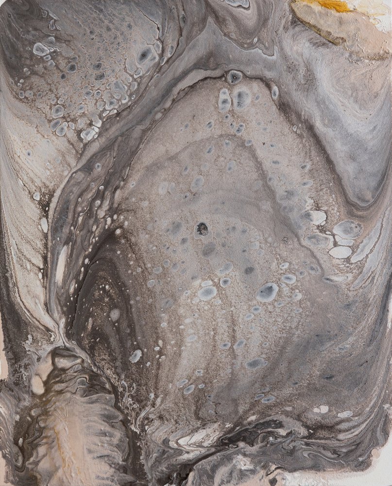 Tekutý mramor – zlatá od Anastasiya Devochkina