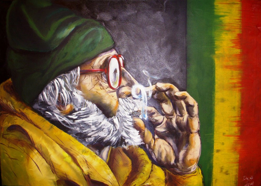 Kouřící rastaman od Anda Bieza