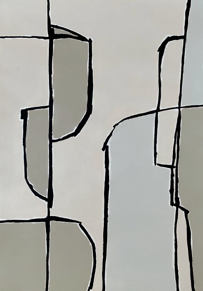 Neutrální abstraktní tvary od Andrea Reichhart