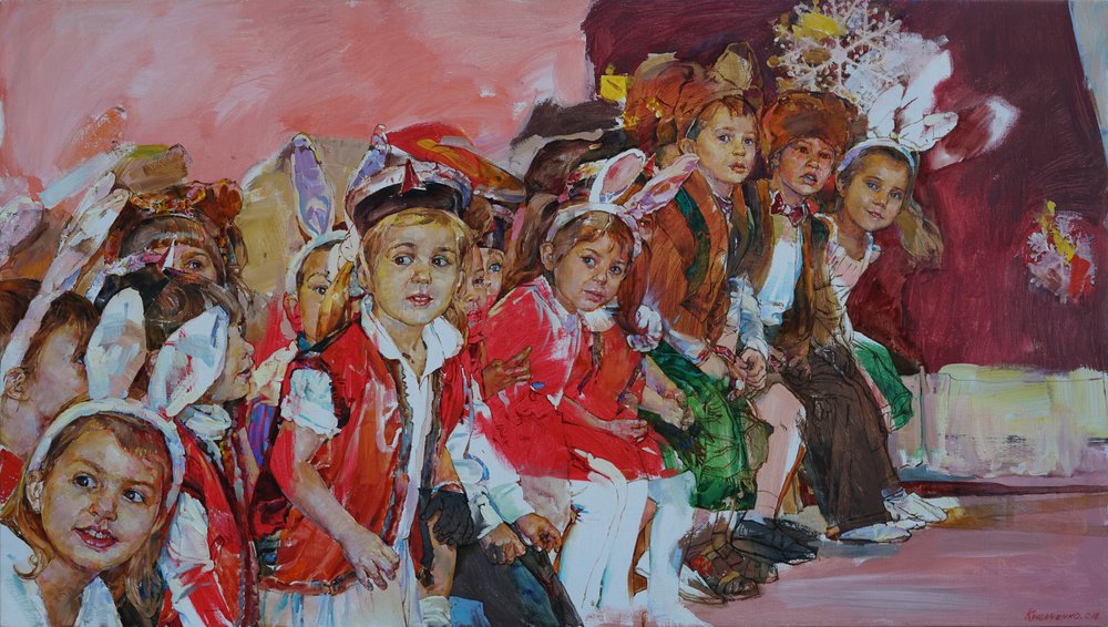 Šťastné králíčky – děti od Andrii Kutsachenko