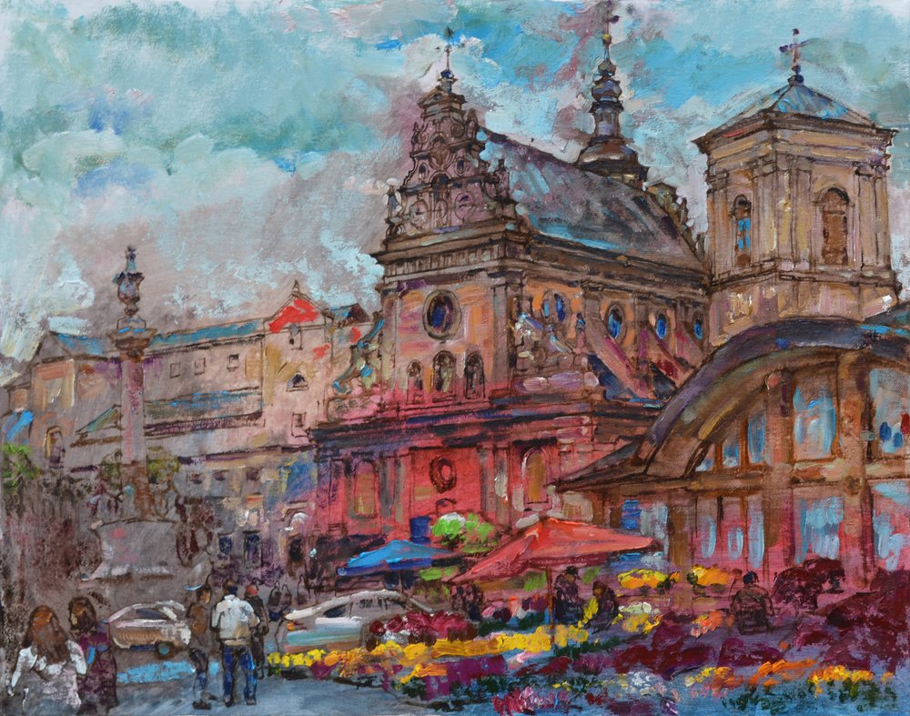 Živý městský trh od Andrii Kutsachenko