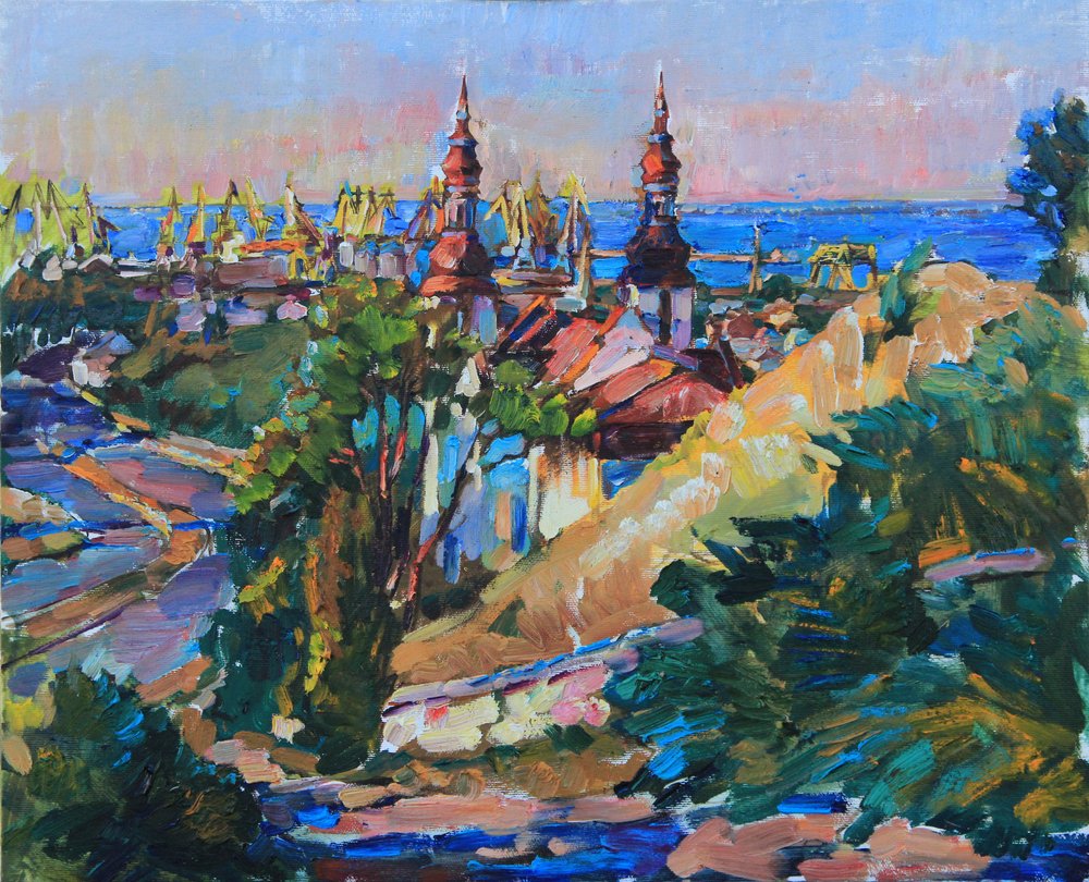 Pulzující přístavní město od Andrii Kutsachenko