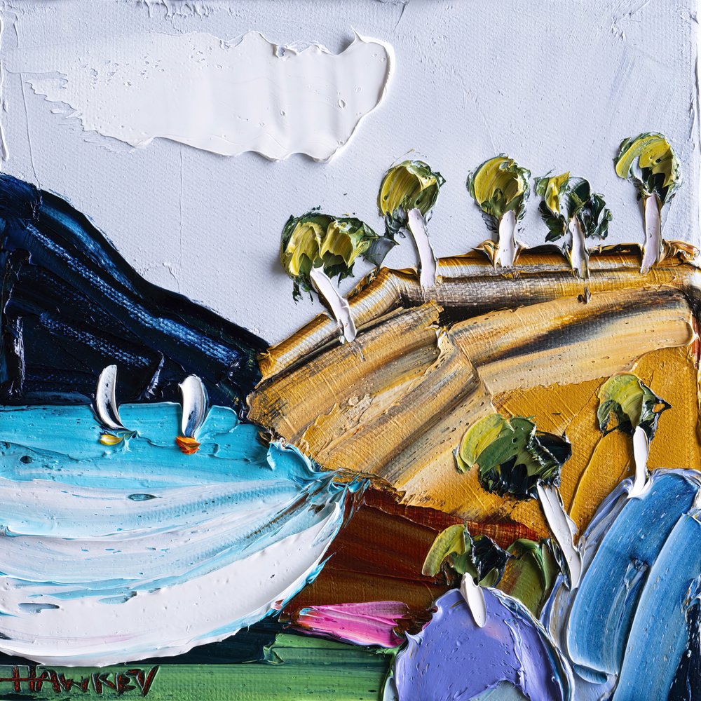 Plachetnice Golden Hills od Angela Hawkey