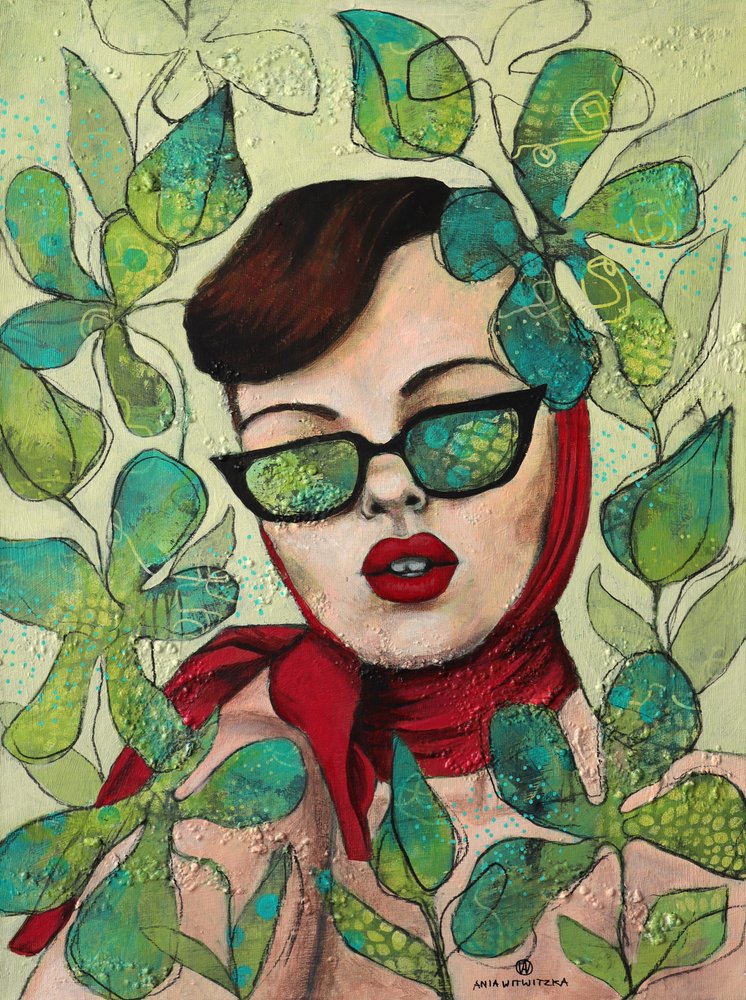 Retro botanický styl od Ania Witwitzka