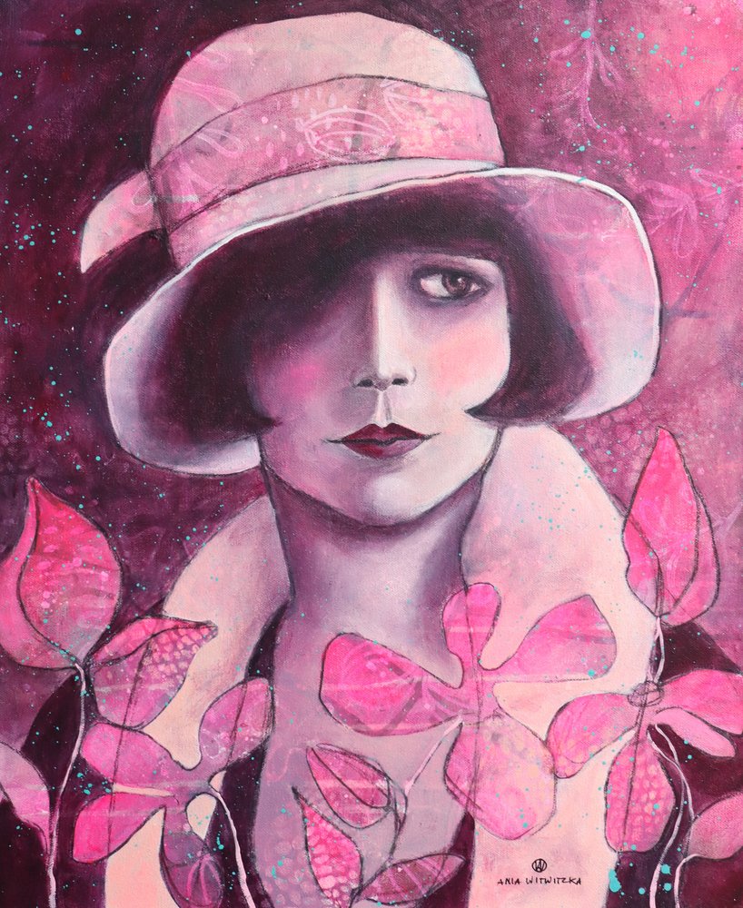 Retro lady 6 od Ania Witwitzka