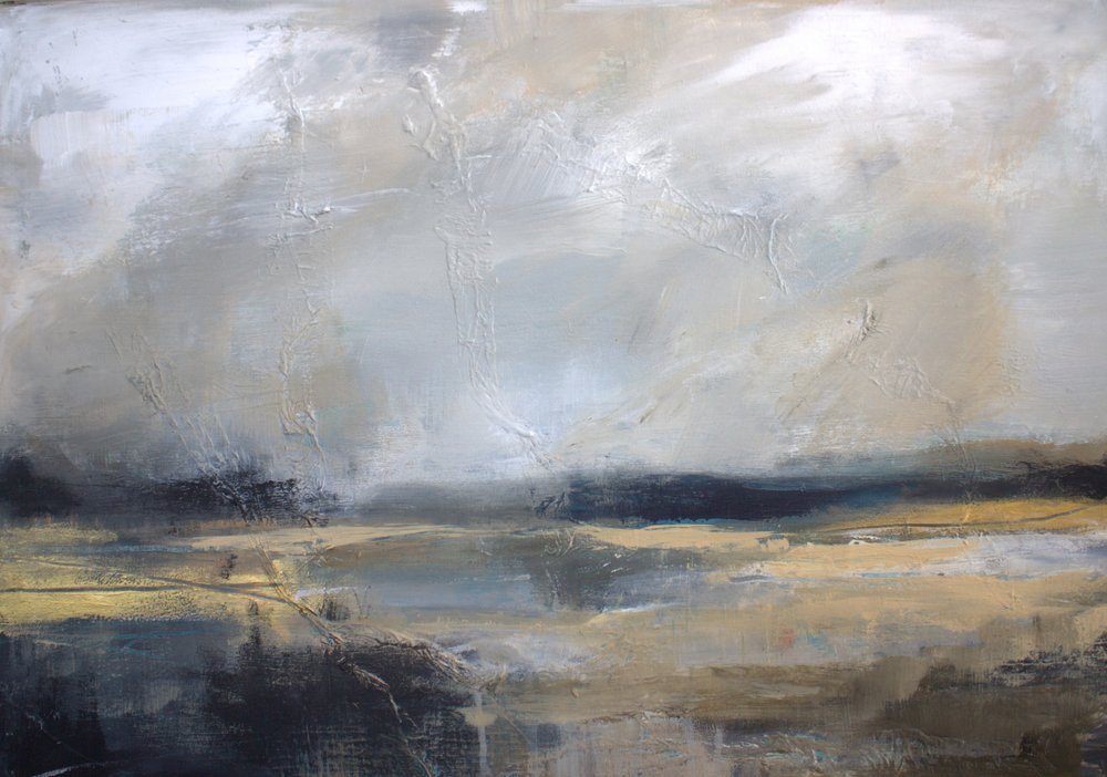 Krajina s náladovým obzorem od Anna-Karin Bergius