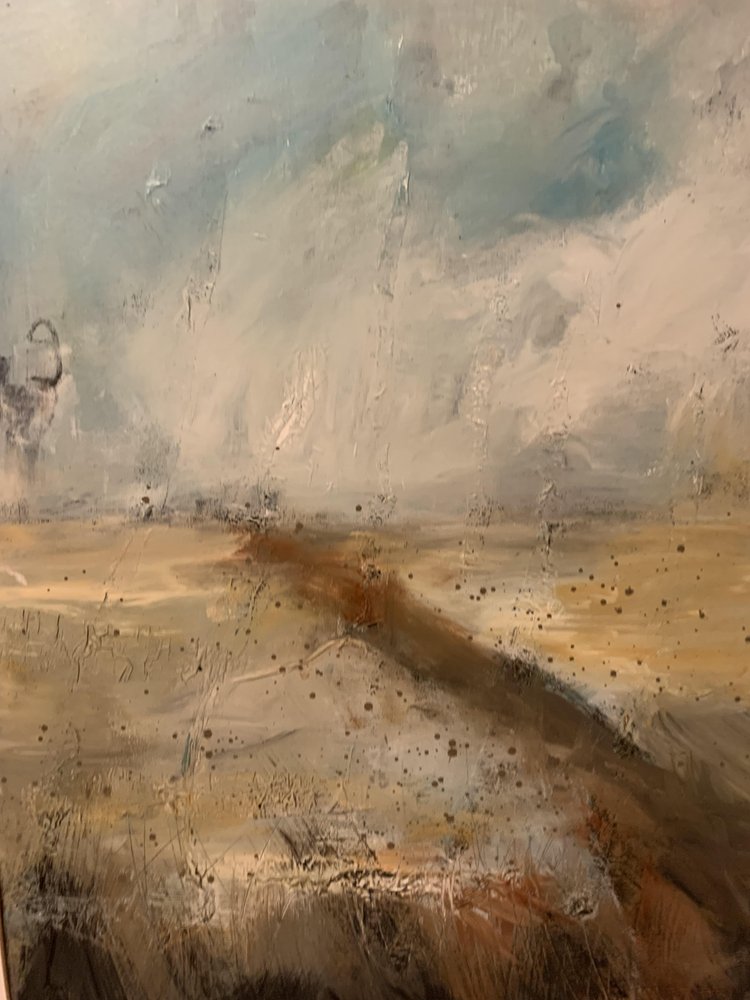 Klidná abstraktní krajina od Anna-Karin Bergius