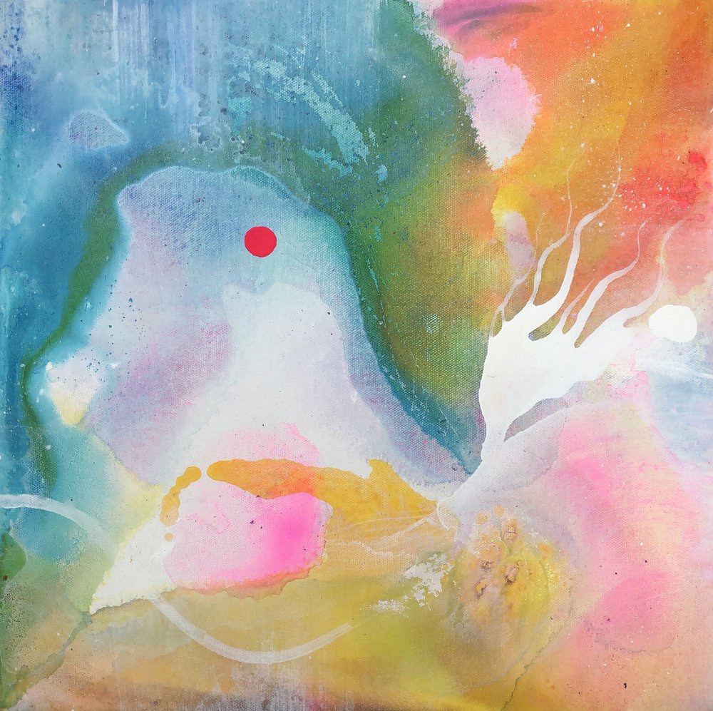 Abstrakt: Red Dot Flow od Anna Viklund