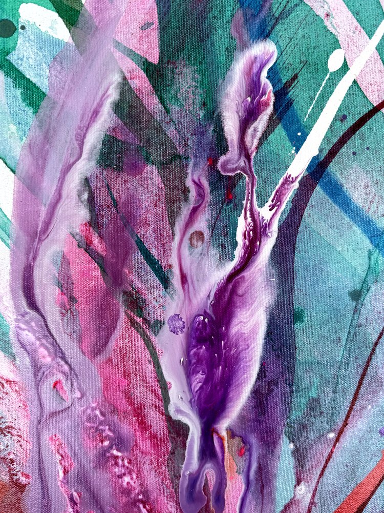 Živý abstraktní proud od Anna Viklund