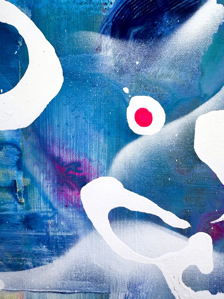 Živé modré tvary od Anna Viklund