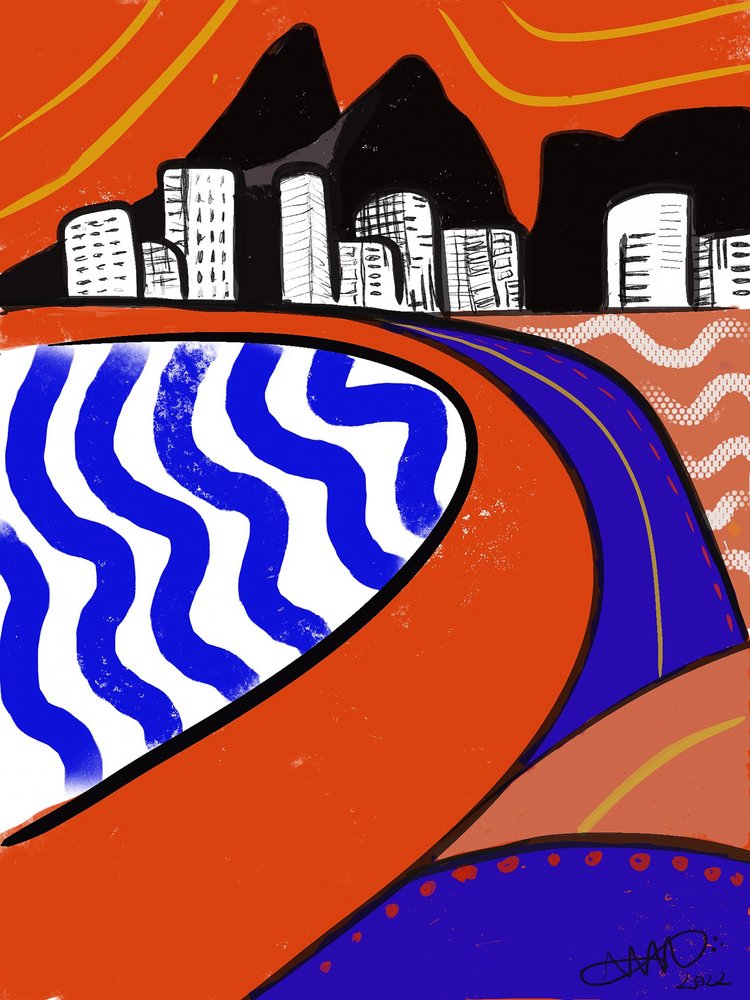 Cesta po pulzujícím pobřežním městě od Anna Viklund