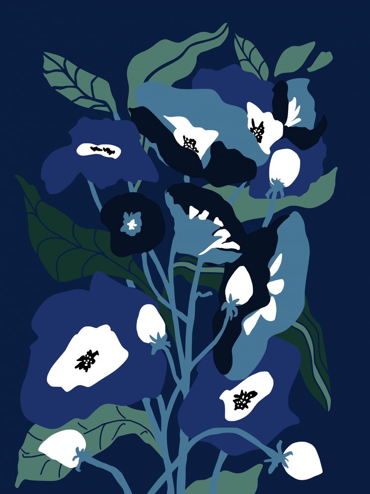 Deep Blue Botanicals od Annick
