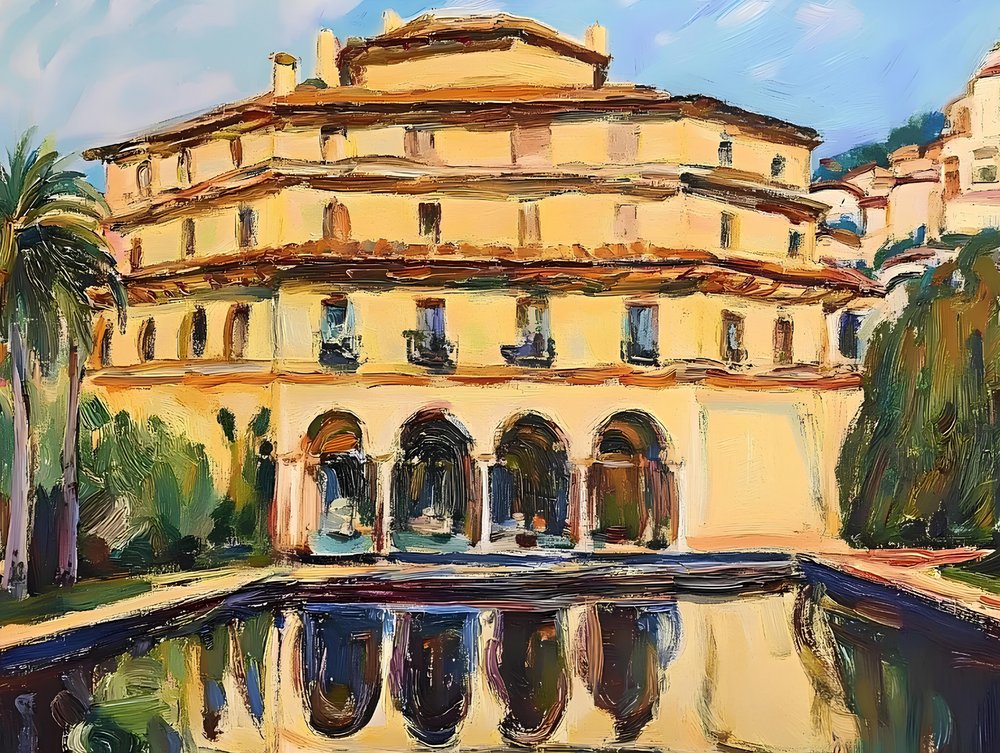 Reflexe středomořské vily od Avanesova Elena