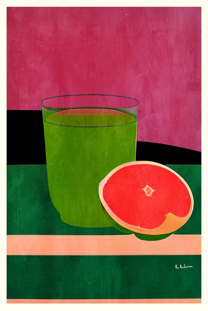 Svěží grapefruitová šťáva od Bo Anderson