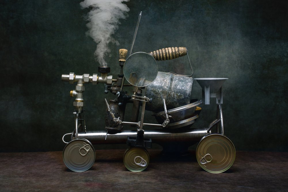 Steampunkový parní stroj od Brig Barkow