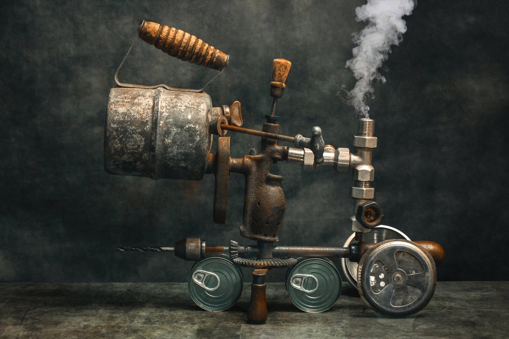 Rozmarný steampunkový mechanismus od Brig Barkow