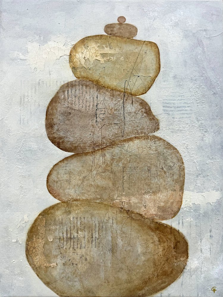 Skládané zenové kameny od Carolina Gårdheim
