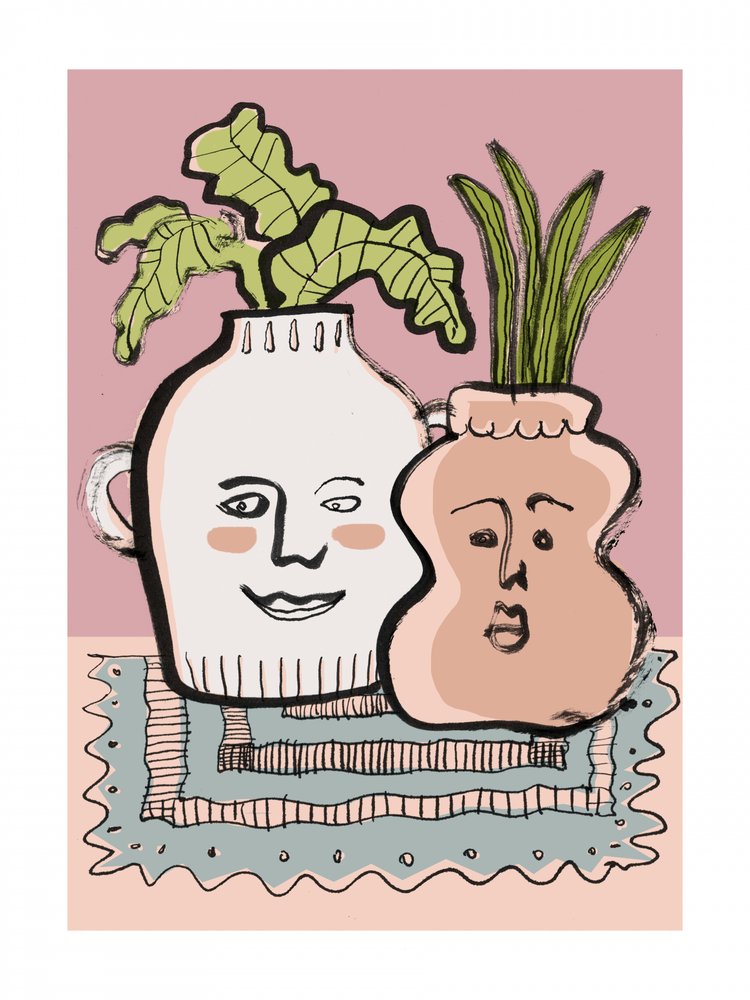 Vázy „Happy Plant“ od Catalina Somolinos