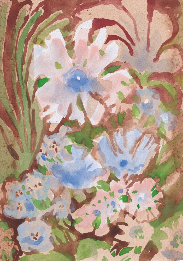 Jemné akvarelové květiny od Catalina Somolinos