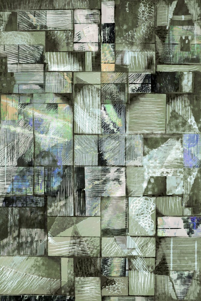 Tlumené geometrické vzory od Christina Sillen