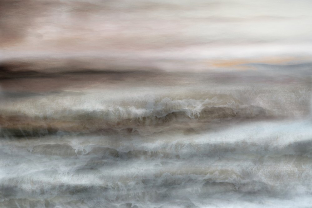 Abstrakt „Oceánské vlny“ od Christina Sillen