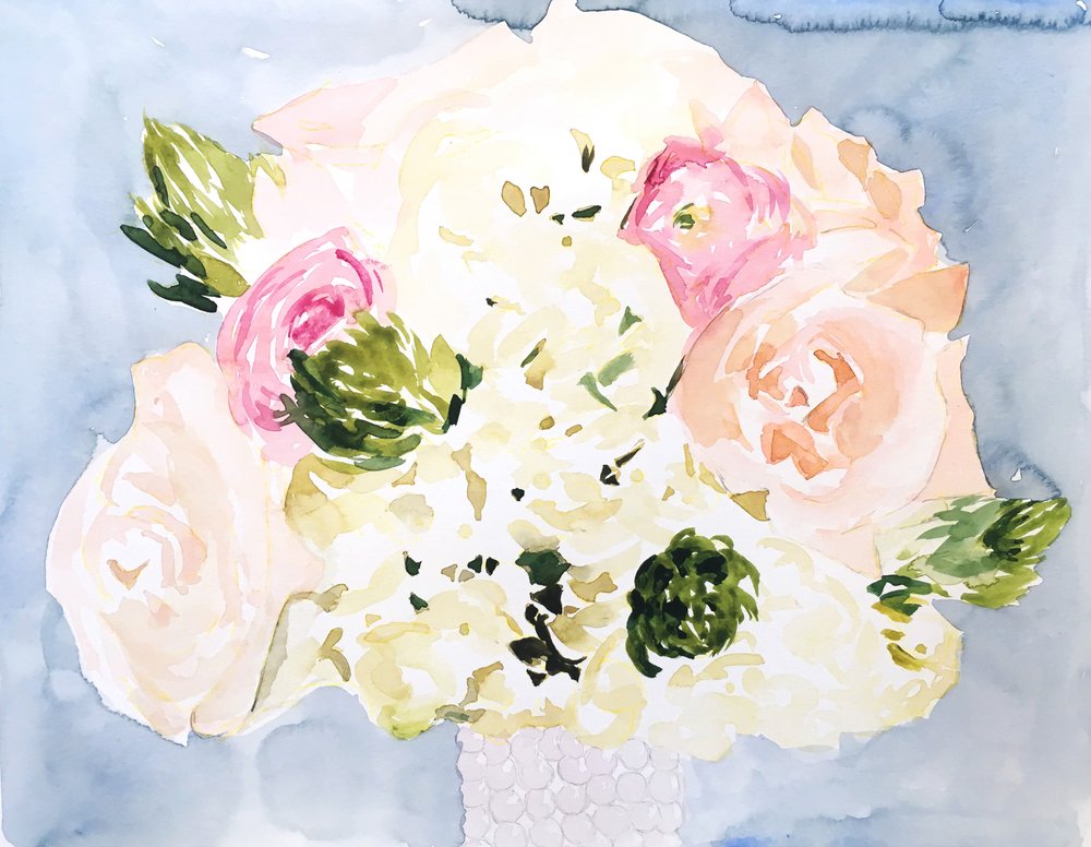 Růžová „Floral Bouquet“ od Christine Lindstrom