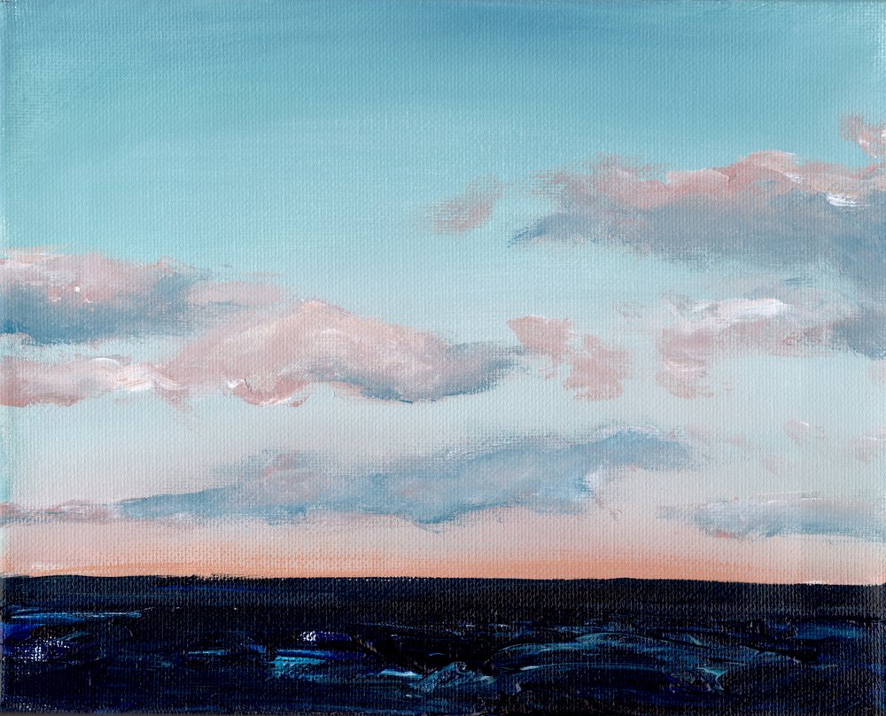 Pastelový oceánský horizont od Christine Lindstrom
