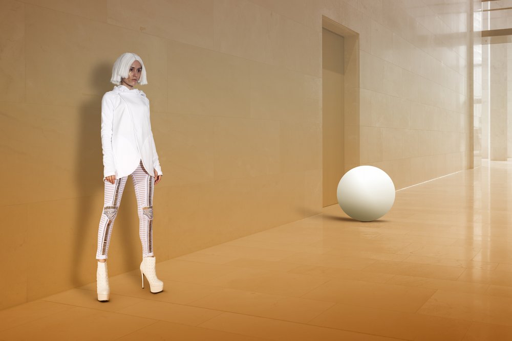 Chodba ve stylu futuristické ženy od Christine von Diepenbroek