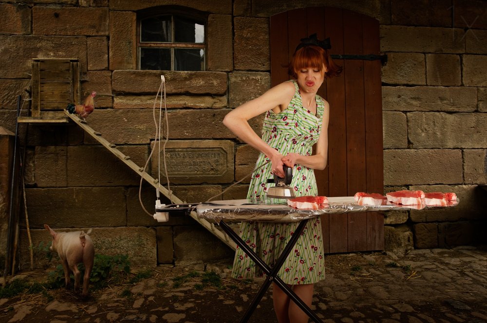 Žehlení na farmě Quirky od Christine von Diepenbroek
