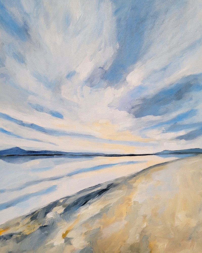 Klidný pobřežní horizont od Claire Whitehead