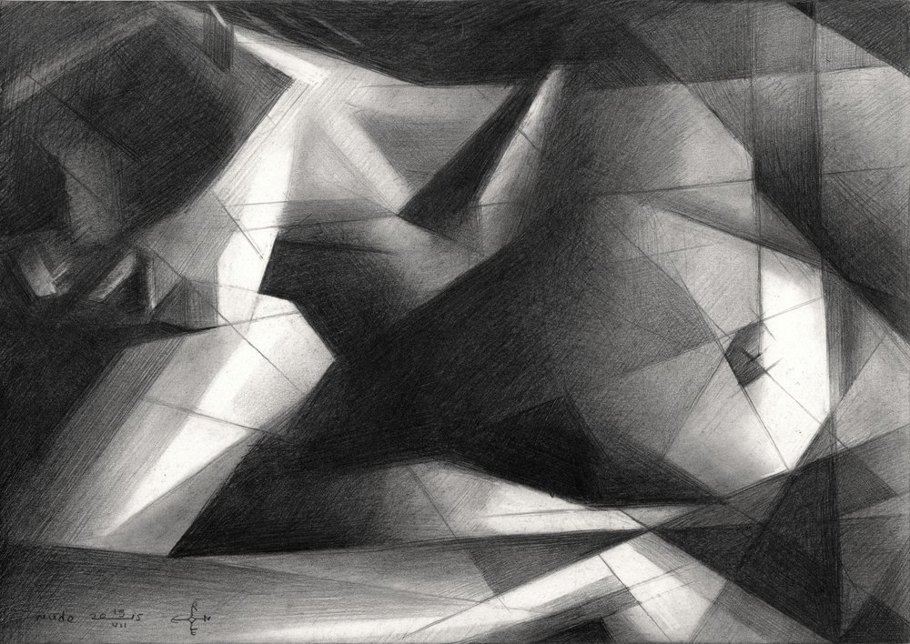 Dramatický geometrický tvar od Corné Akkers
