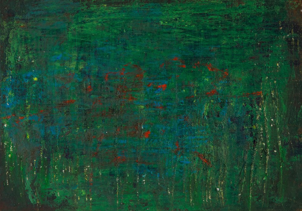 Deep Green – abstrakt od Dale Hefer