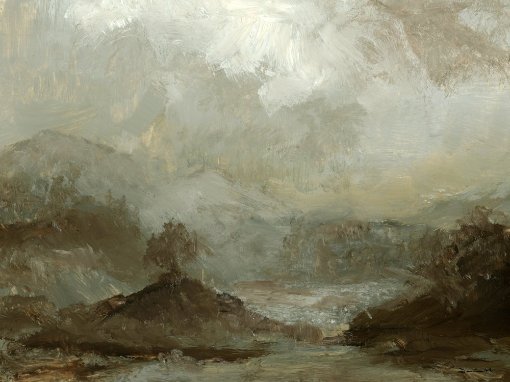 Dub na kopci od Dan Hobday