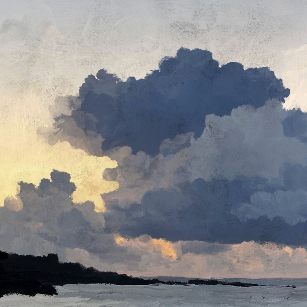 Západ slunce v Porthmeoru od Dan Hobday