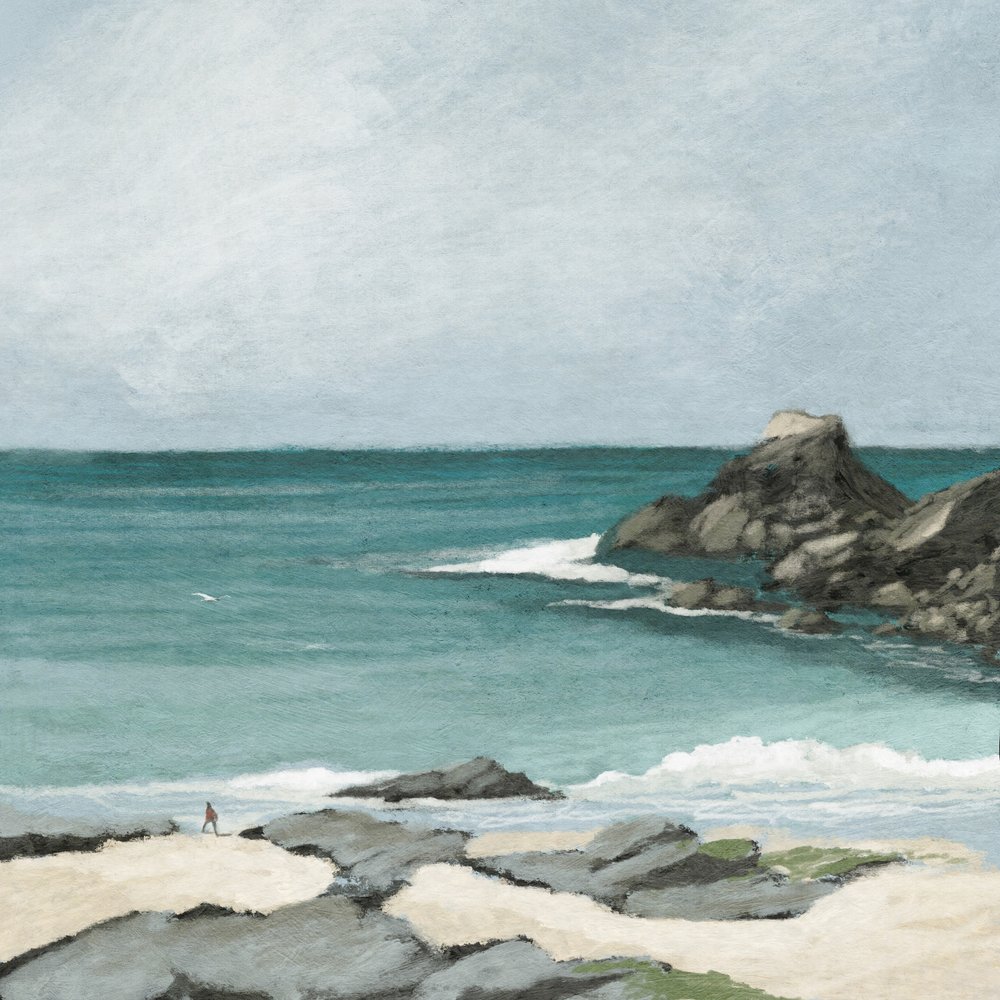 Trevone Bay od Dan Hobday