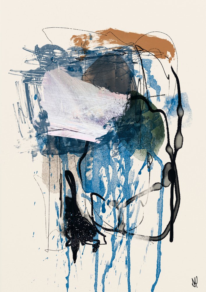 Twin – Abstrakt 1 od Dan Hobday