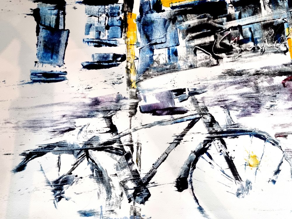 Abstrakt o městské cyklistice od David Antonides