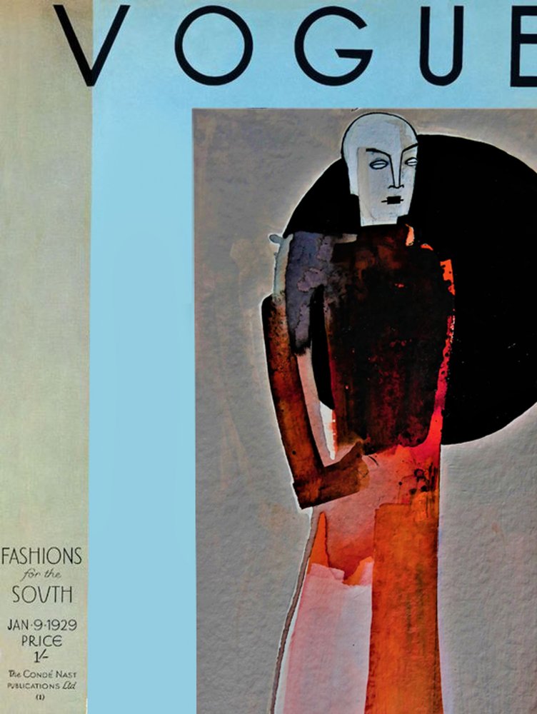 Módní ilustrace ve stylu art deco od Doris Schmitz