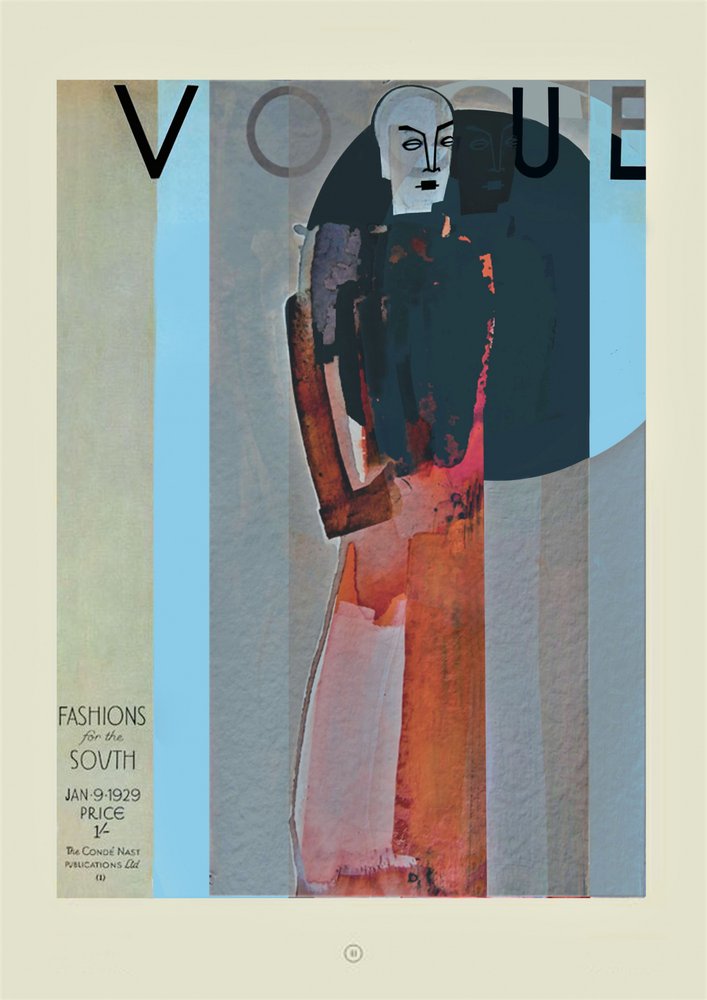 Žena v módě ve stylu art deco od Doris Schmitz