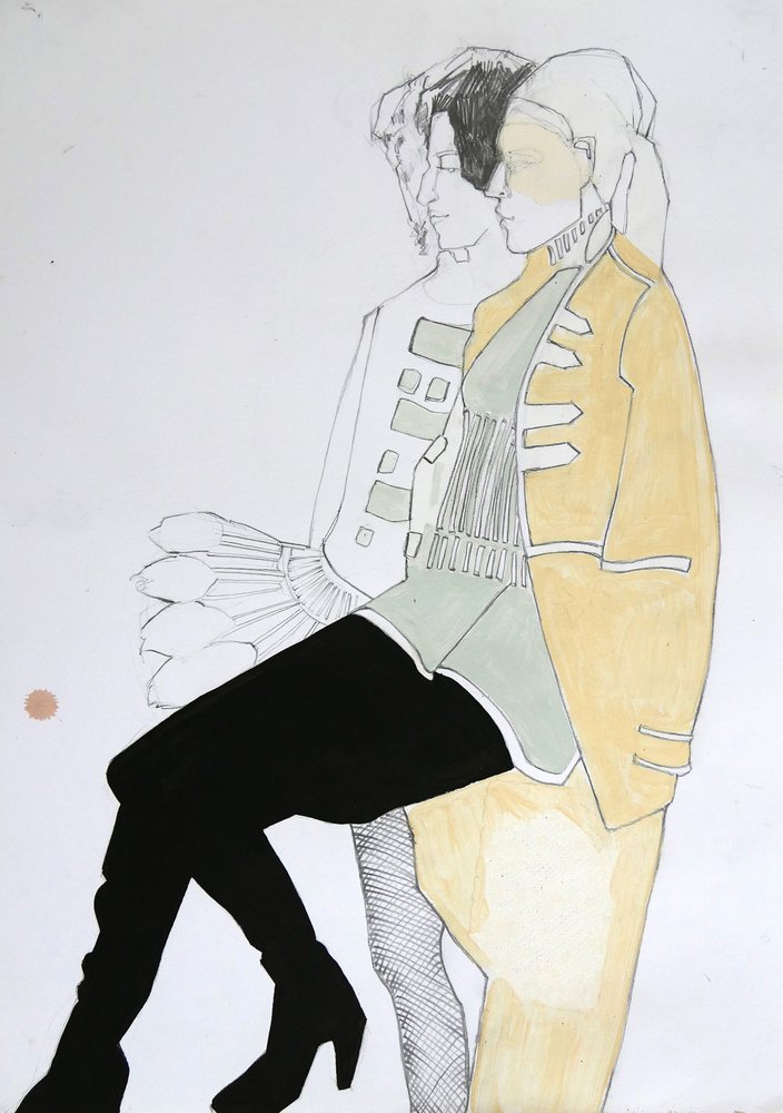 Elegantní módní ilustrace od Doris Schmitz