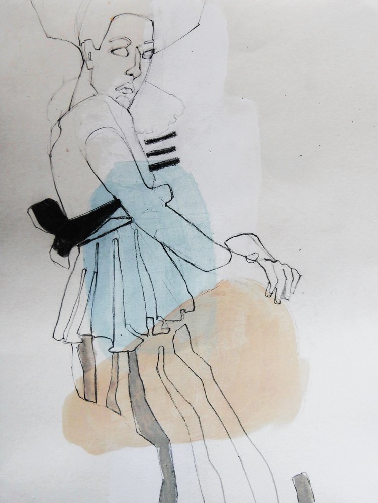 Elegantní módní skica od Doris Schmitz