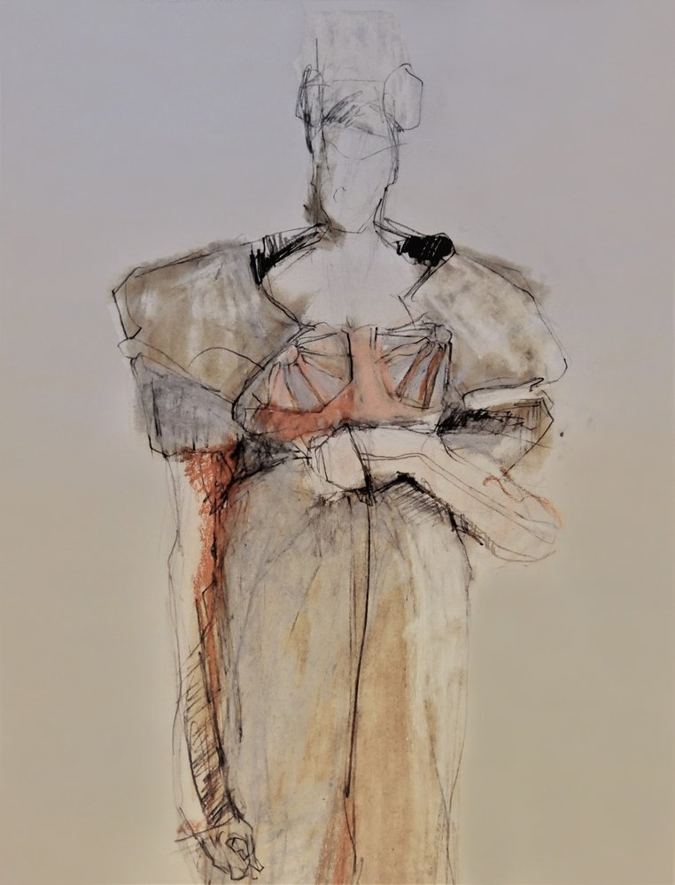 Elegantní módní skica od Doris Schmitz