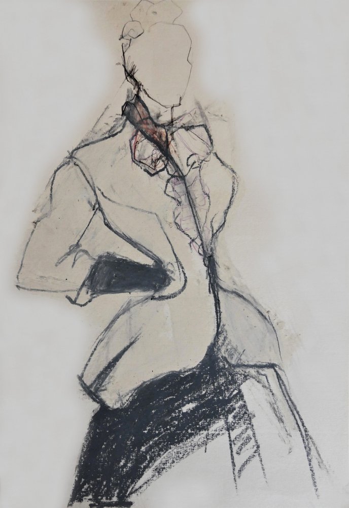 Elegantní módní skica od Doris Schmitz