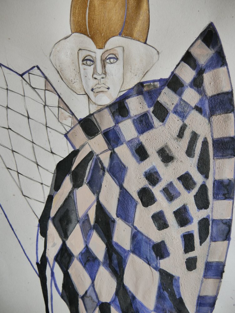 Majestátní geometrický obrazec od Doris Schmitz