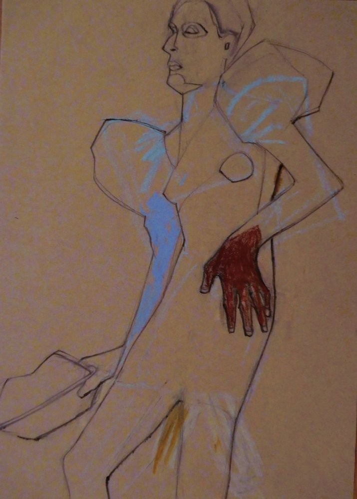 Stylizovaná módní figurína od Doris Schmitz