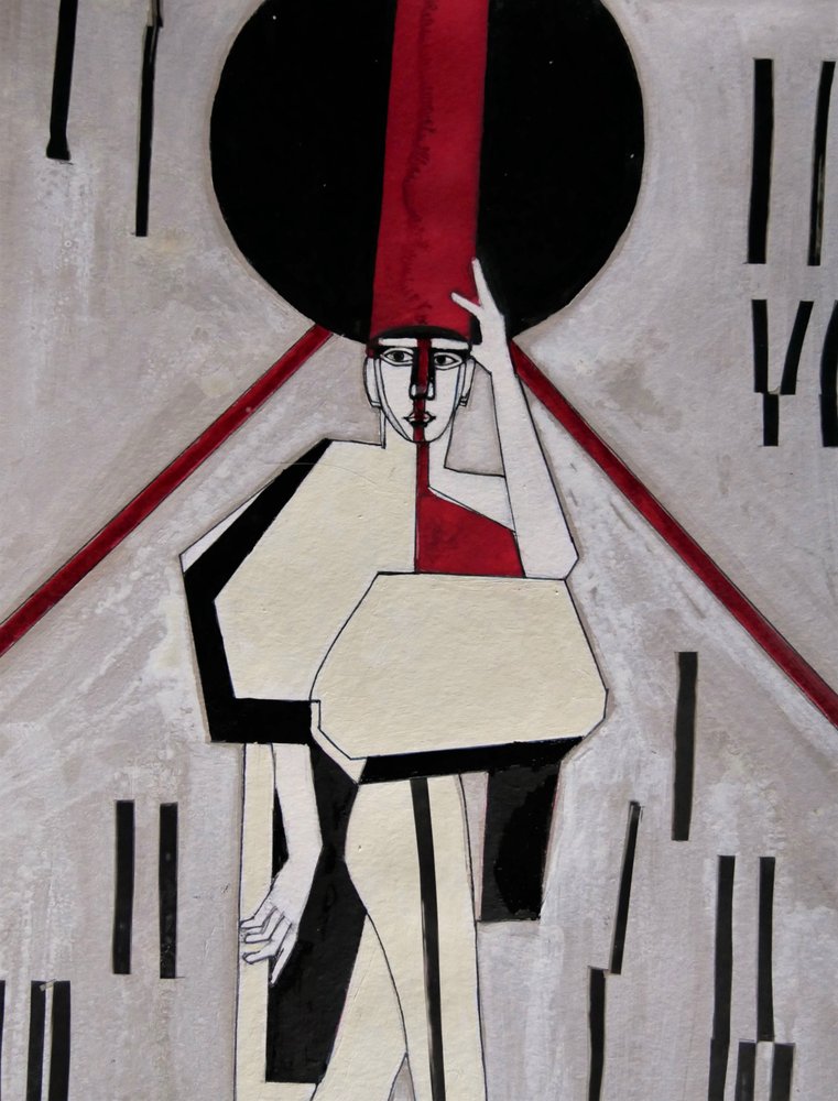 Stylizovaná módní figurína od Doris Schmitz