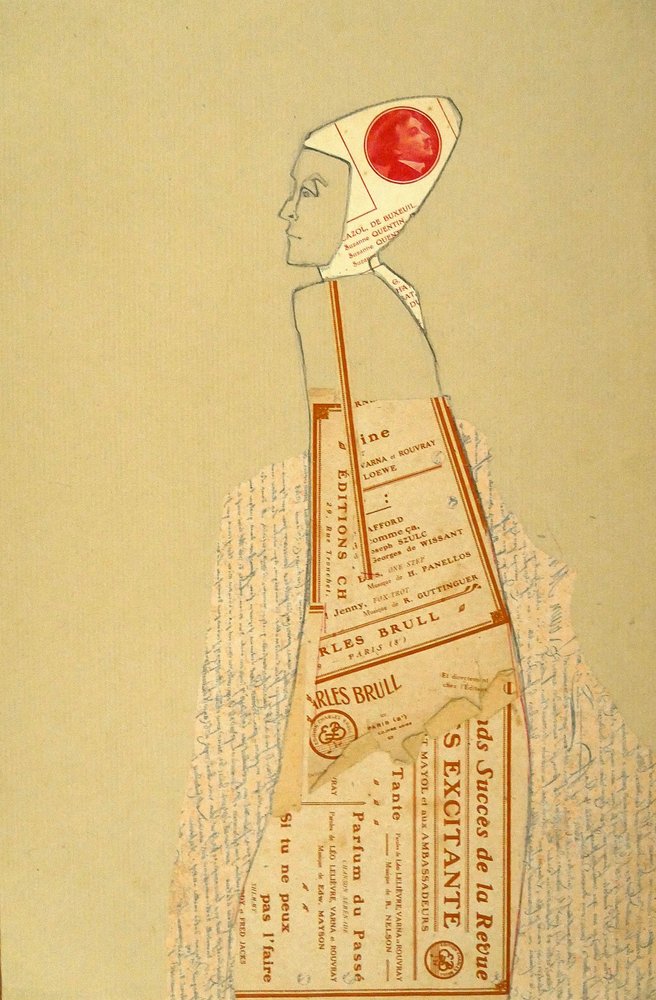 Profil vintage papíru od Doris Schmitz