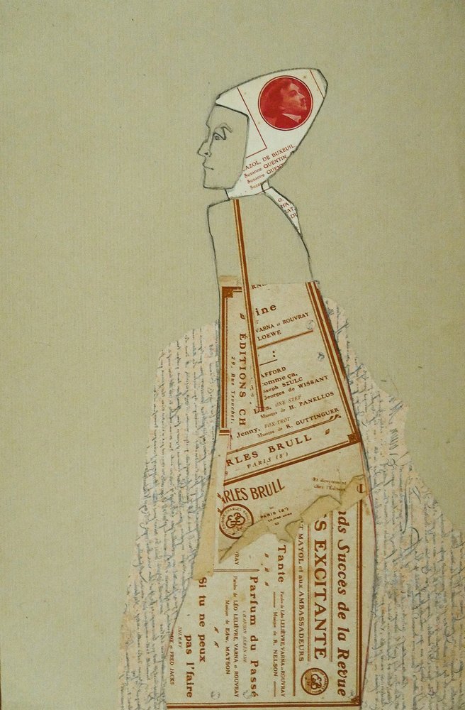 Profil vintage papíru od Doris Schmitz
