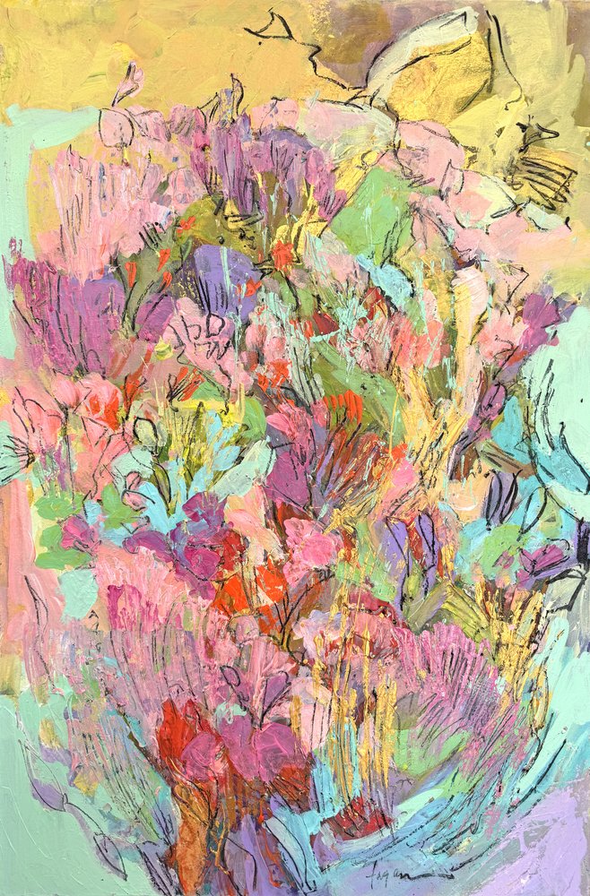 Zářivé zahradní květy od Dorothy Fagan
