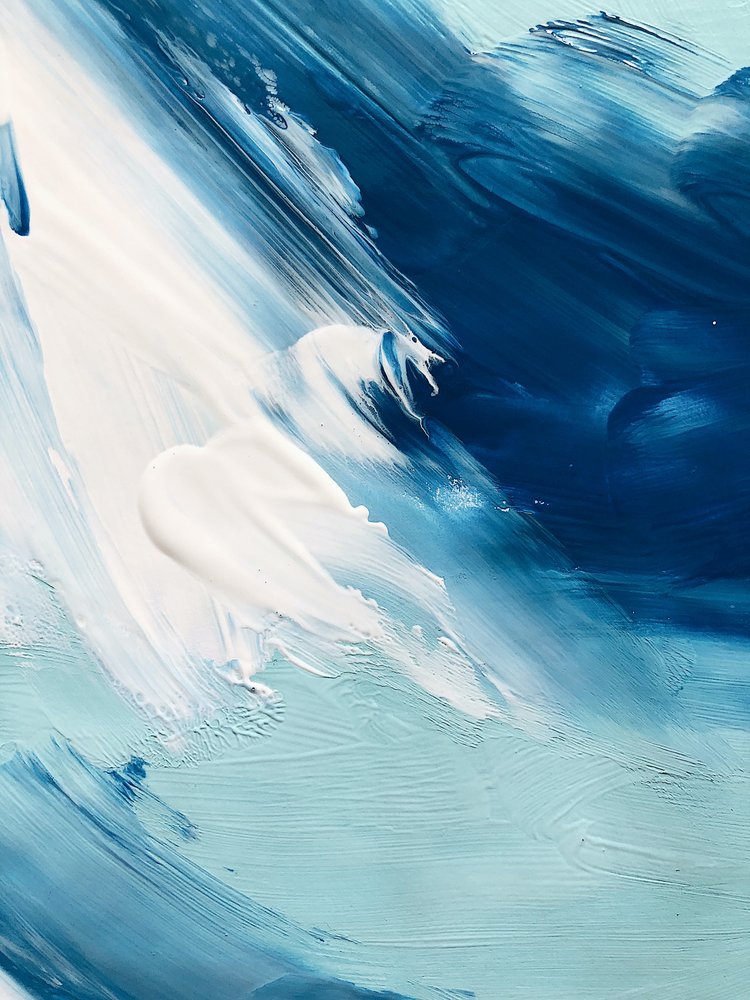 Abstrakt: Blue Motion od Ejaaz Haniff